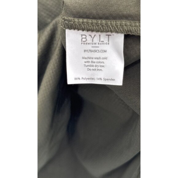 BYLT The Circuit Lightweight Hoodie Henley Snap Button Performance Pullover Sz S - Picture 3 of 5